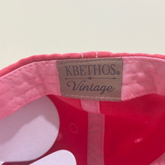 KBETHOS Embroidered Vintage Distressed “Dog Mom” Hat - HOT PINK one size fits - Picture 7 of 13